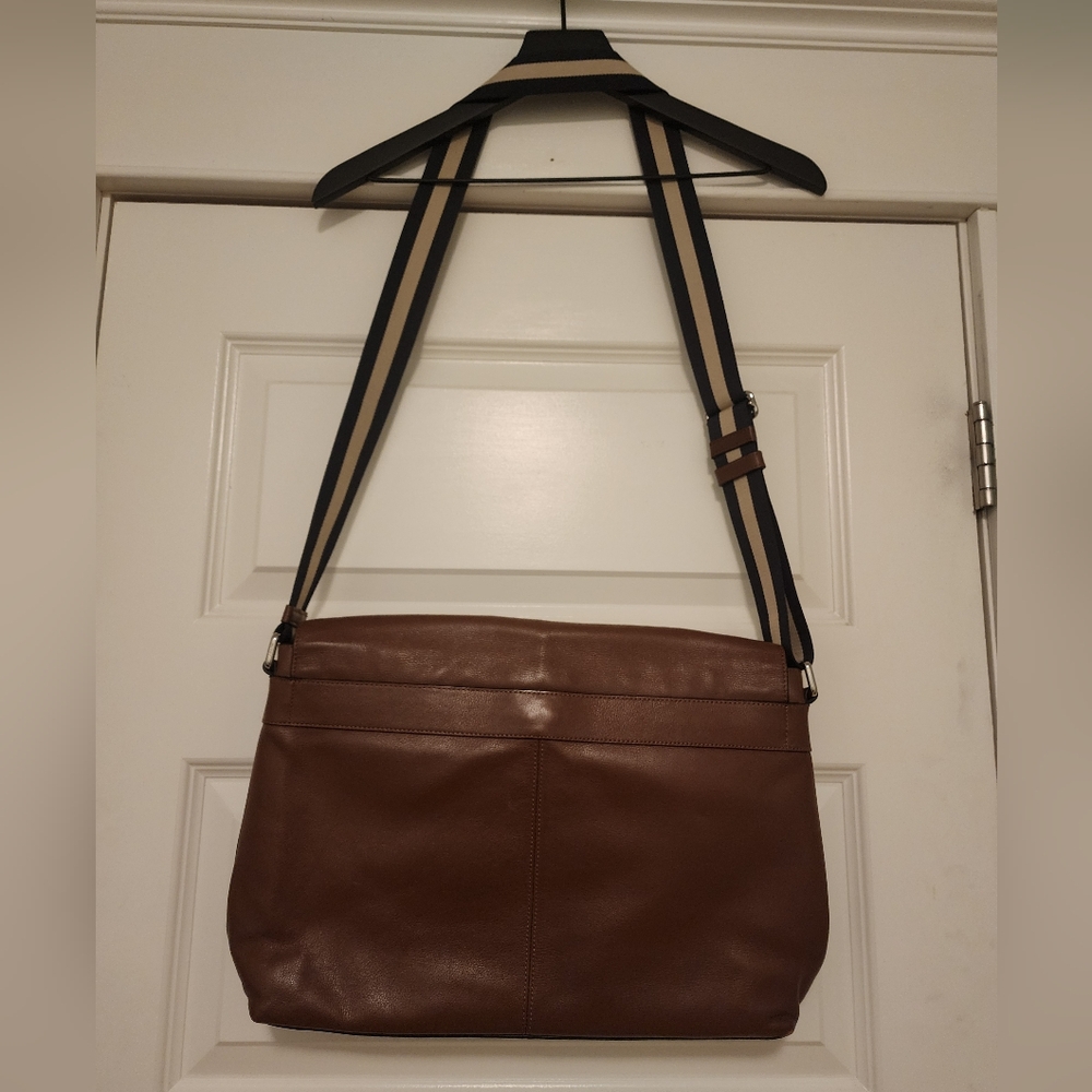 Coach Brown Leather Messenger Bag